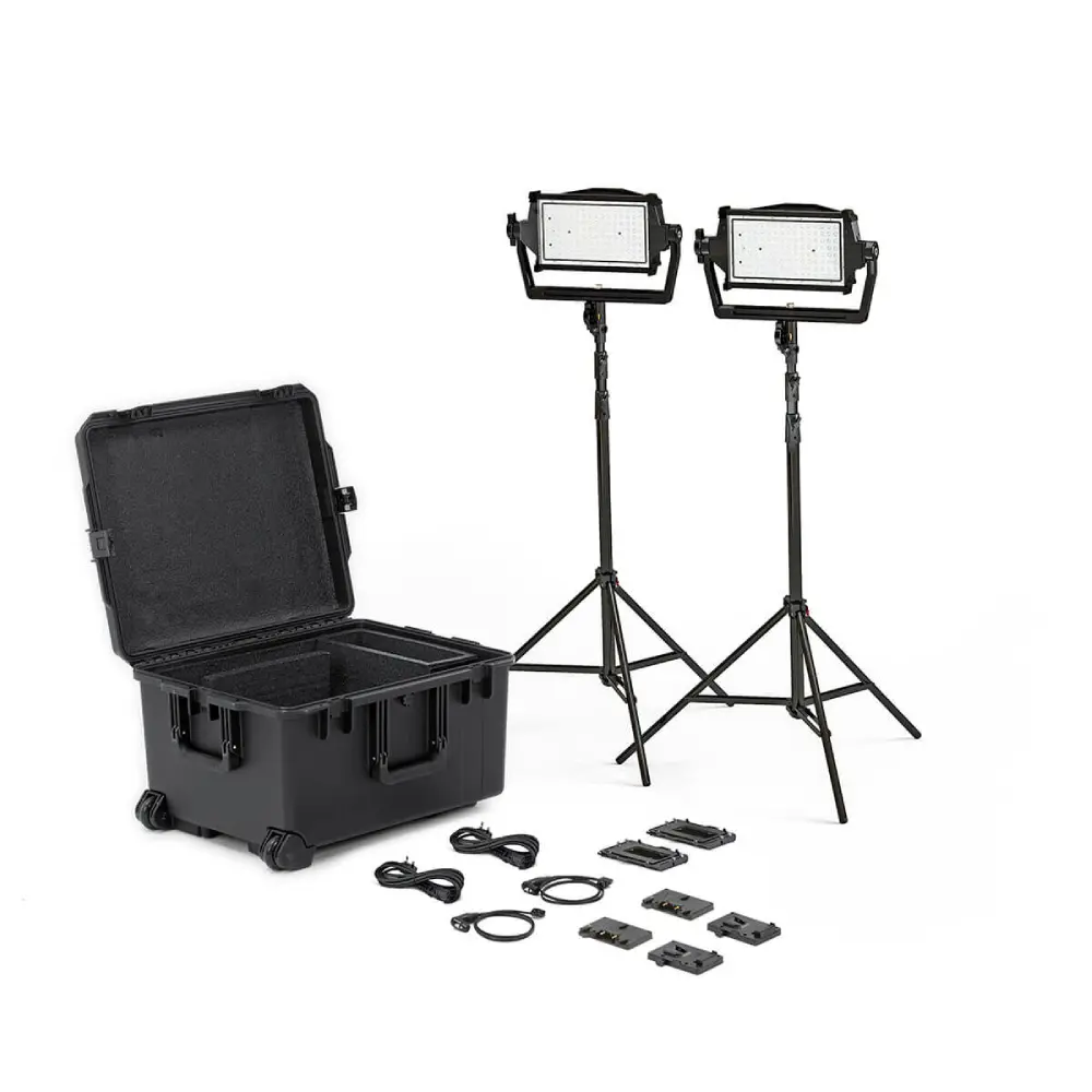 Litepanels Astra IP Half - Traveler Trio GM&VM Kit (Standard Yoke, EU Power Cable)