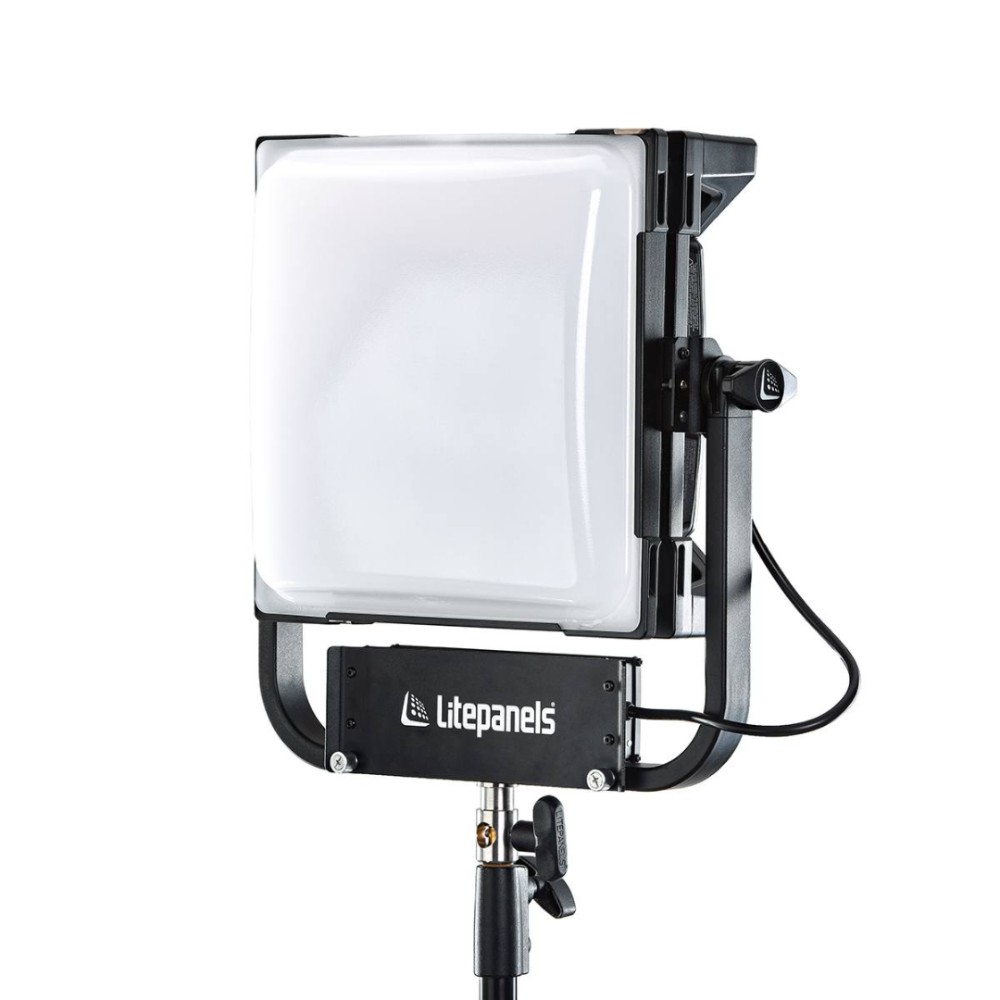 Litepanels Gemini 1x1 Hard RGBWW LED Panel (Pole-Operated Yoke, UK Power Cable)